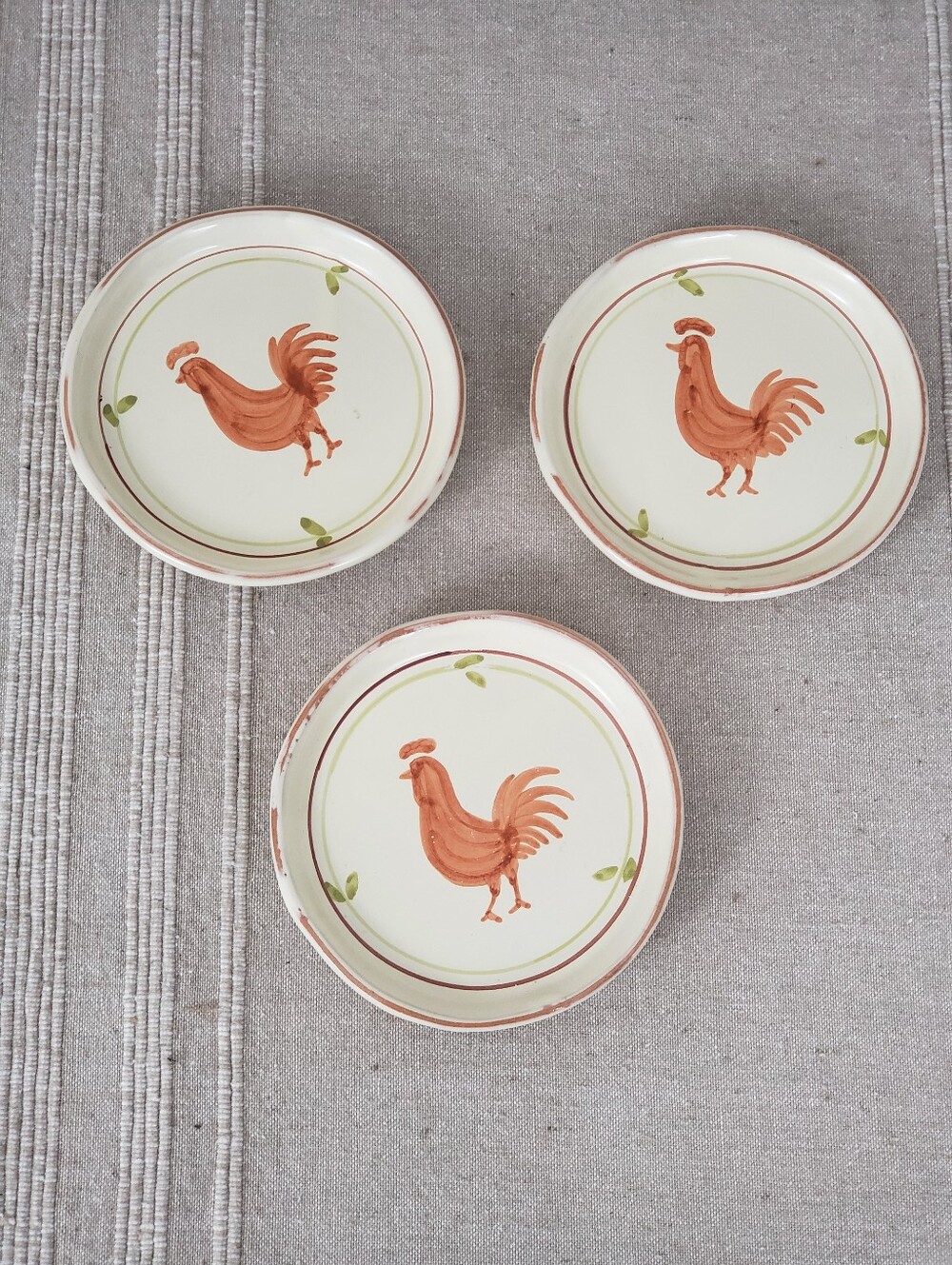 Radda In Chianti Neltempo Tuscany Rooster Plate/Coaster